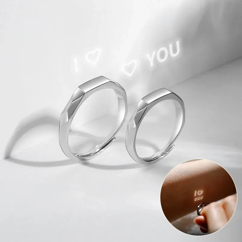 SILVER LOVE REFLECTION RING