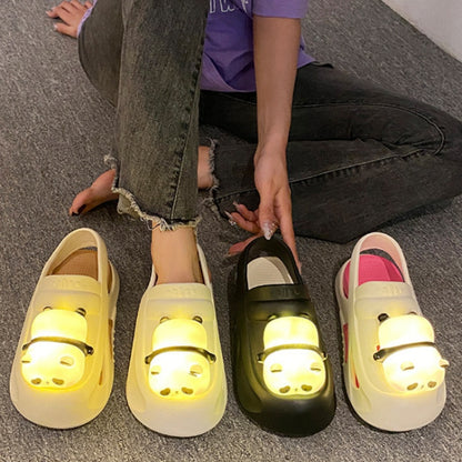 Panda Light Slippers