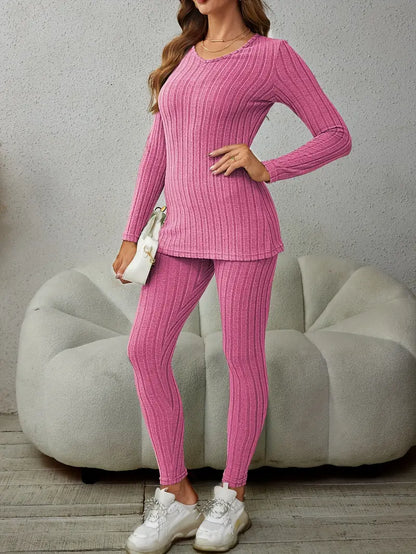 Cozy Ribbed Knit Set