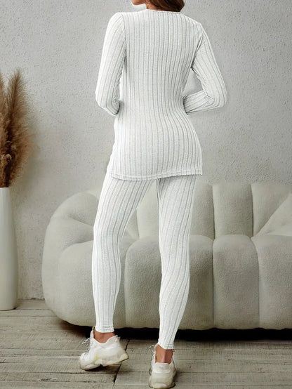 Cozy Ribbed Knit Set