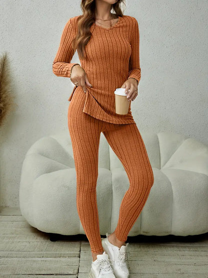 Cozy Ribbed Knit Set