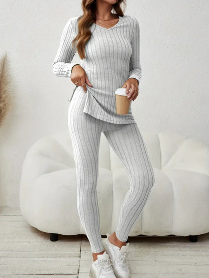 Cozy Ribbed Knit Set