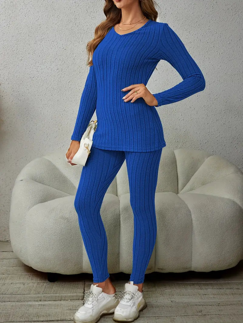 Cozy Ribbed Knit Set