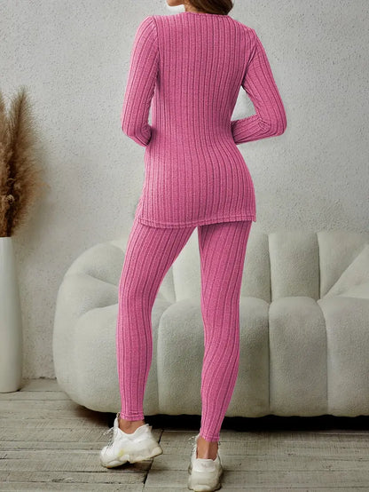 Cozy Ribbed Knit Set