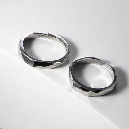 SILVER LOVE REFLECTION RING