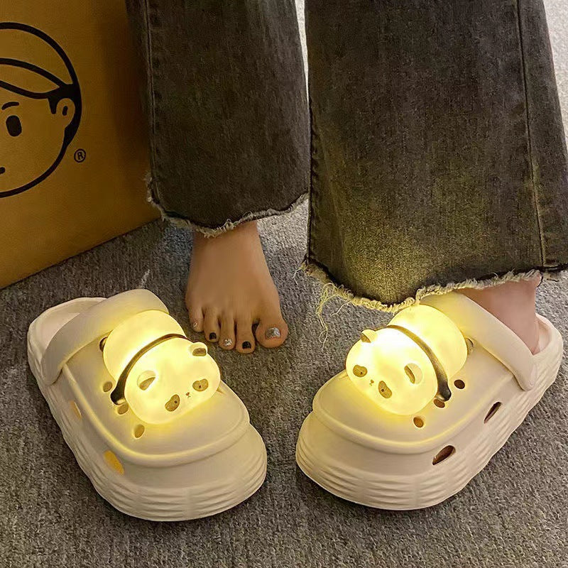 Panda Light Slippers