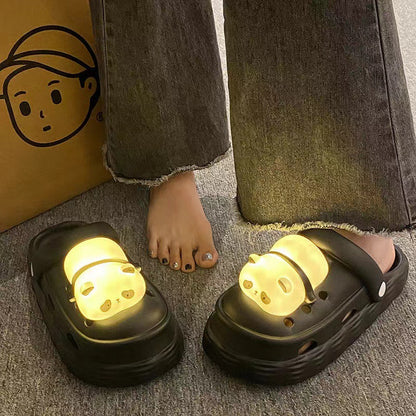 Panda Light Slippers