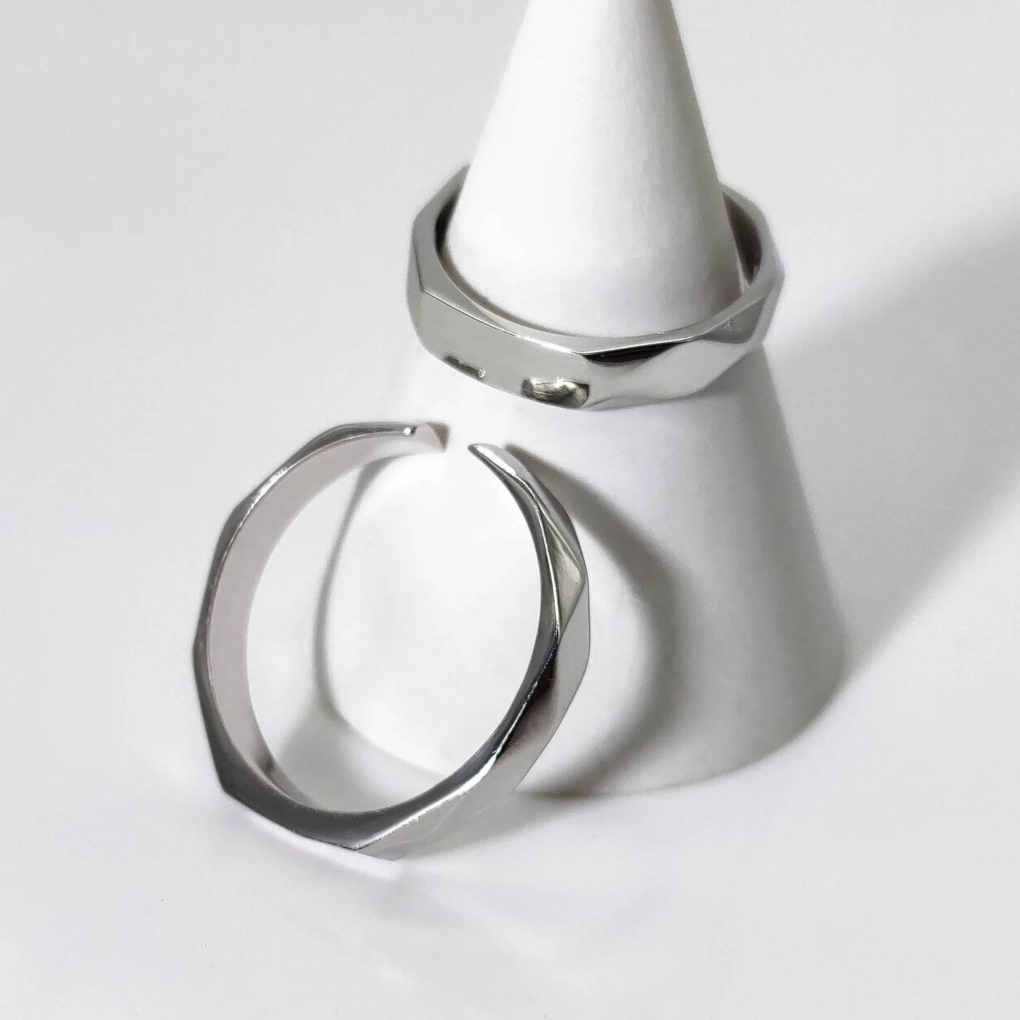 SILVER LOVE REFLECTION RING