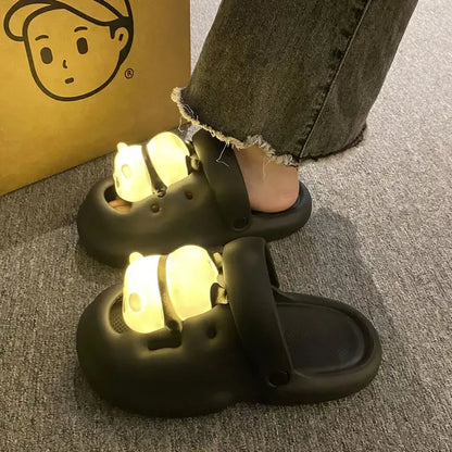 Panda Light Slippers