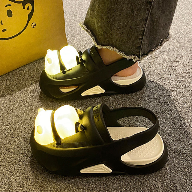 Panda Light Slippers