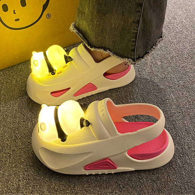 Panda Light Slippers