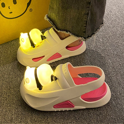 Panda Light Slippers