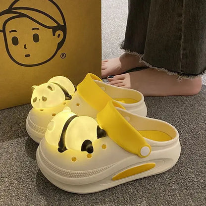 Panda Light Slippers