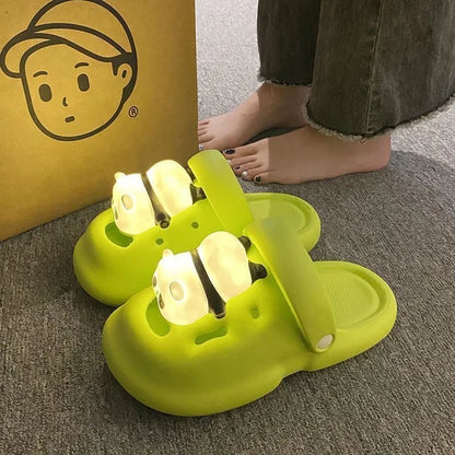 Panda Light Slippers