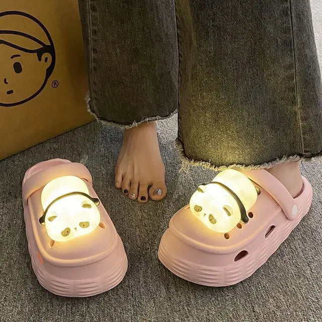 Panda Light Slippers