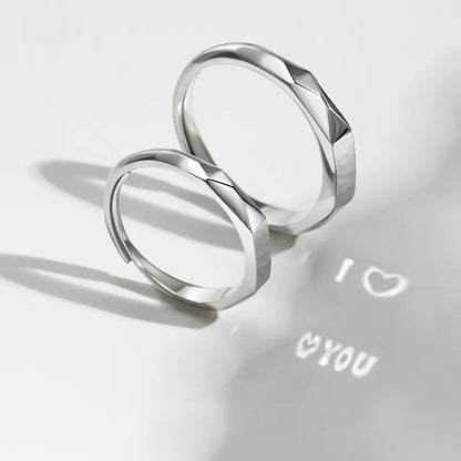 SILVER LOVE REFLECTION RING