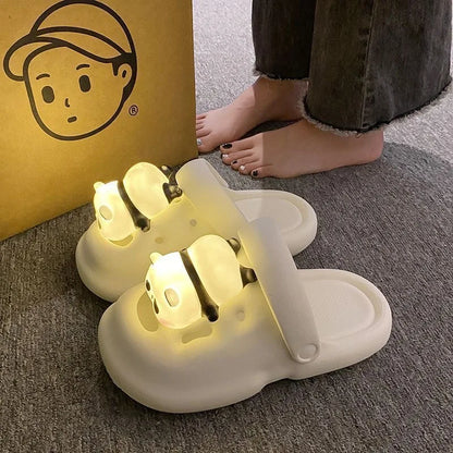 Panda Light Slippers