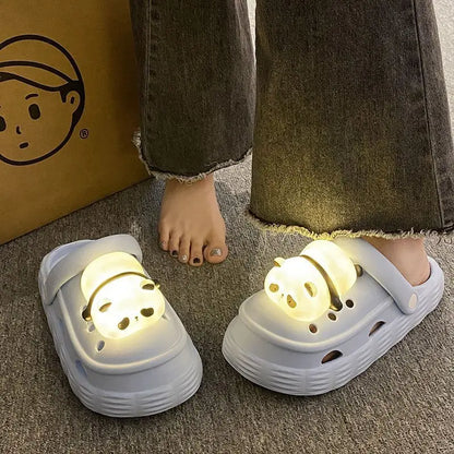 Panda Light Slippers