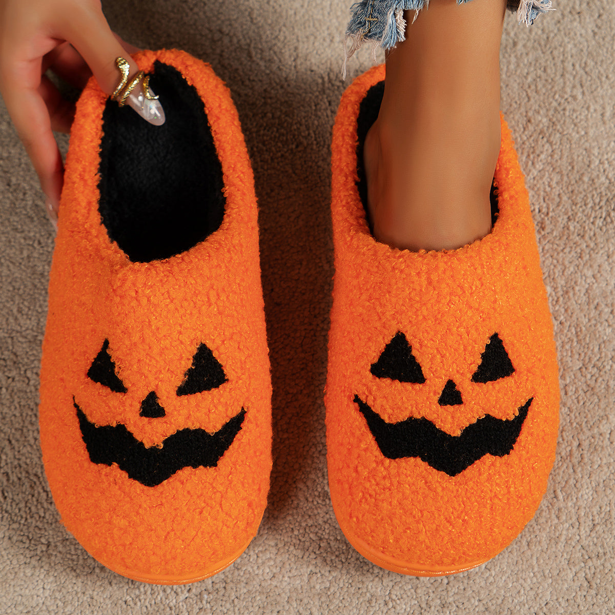 Comfy Halloween Slippers