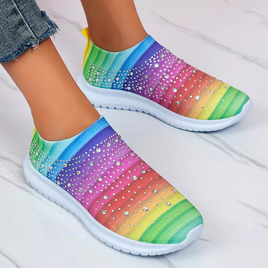 Sparkle Knit Sneakers