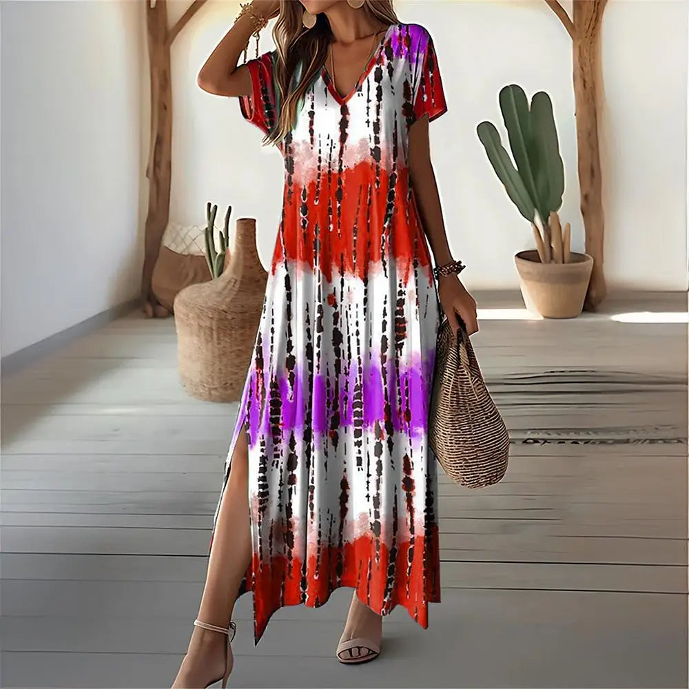 Tie-Dye Chic Dress